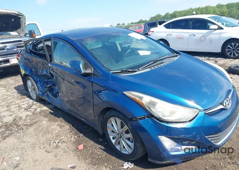 2016 Hyundai Elantra Se from USA, damaged, VIN KMHDH4AE2GU557048